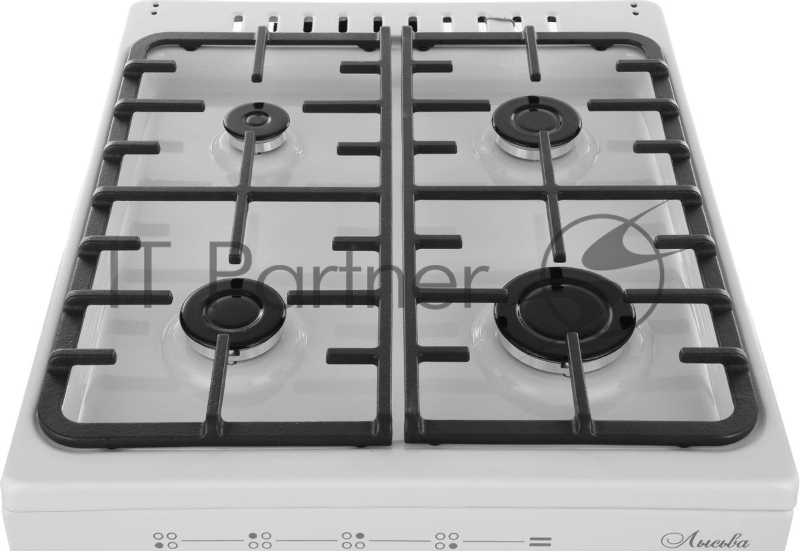 Плита Газовая Лысьва ГП 400 МС-2у коричневый (стеклянная крышка) реш.чугун