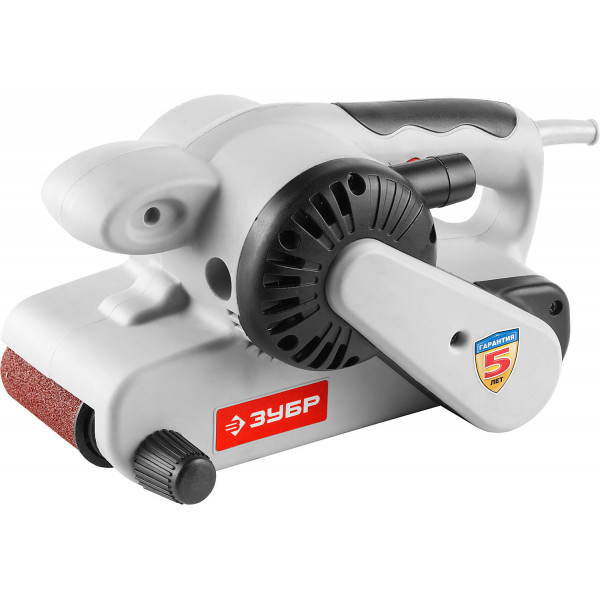 Шлифовальная машина ЗУБР Ленточная шлифовальная машина ЗЛШМ-76-950 { лента 76х533мм, скорость ленты 360м/мин, 950 Вт }