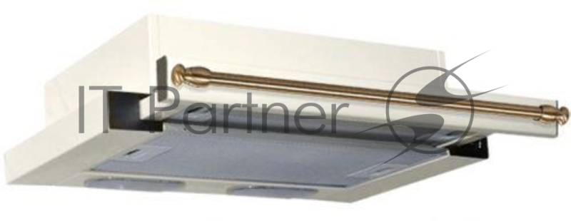 Вытяжка встраиваемая Elikor Интегра 60П-400-В2Л топленое молоко рейлинг бронза