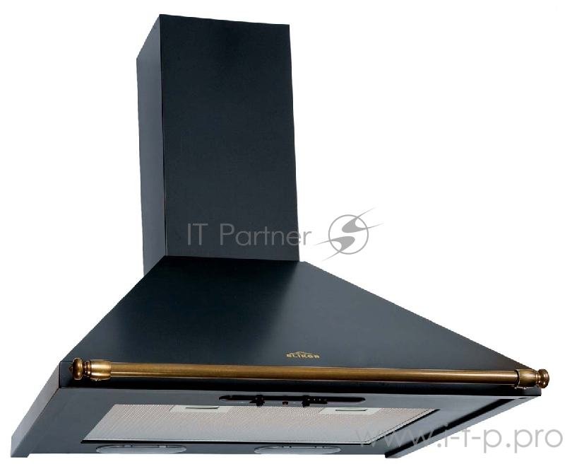 Вытяжка ELIKOR Вента 60П-430-ПЗЛ (антрацит/рейлинг бронза)