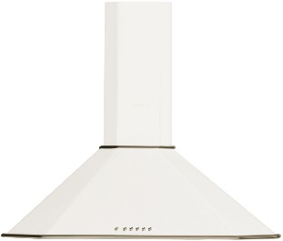 Вытяжка Korting Купольная, 90 см, 650 м3/ч, механическое управление, 3 режима, белый+бронза