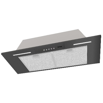Встраиваемая вытяжка Korting KHI 9931 N цвет - черный