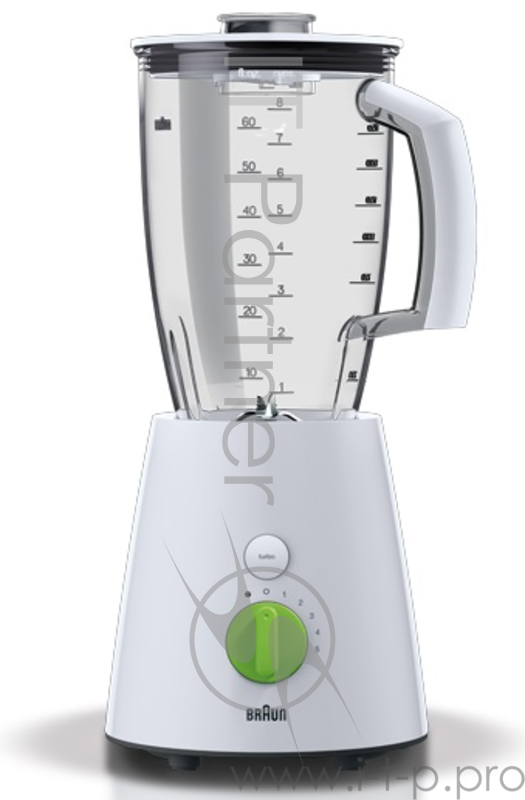Блендер стационарный Braun JB3010 800Вт белый/зеленый
