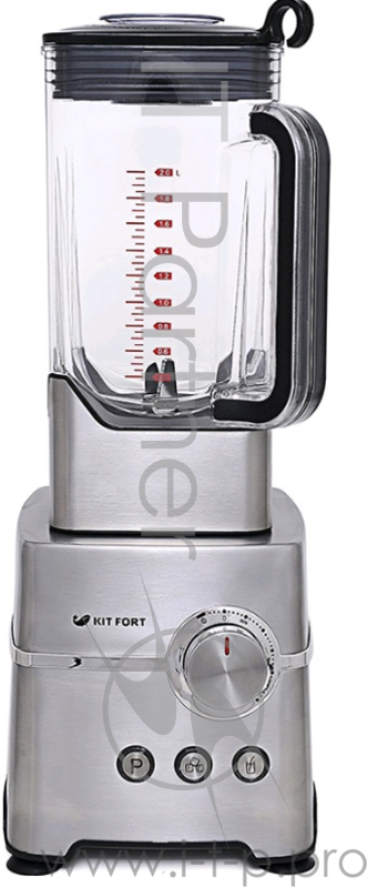 Блендер стационарный Kitfort КТ-1310 2000Вт серебристый/черный