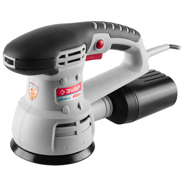 Шлифовальная машина ЗУБР Орбитально-шлифовальная машина ЗОШМ-450-125 { 125мм, 450Вт }