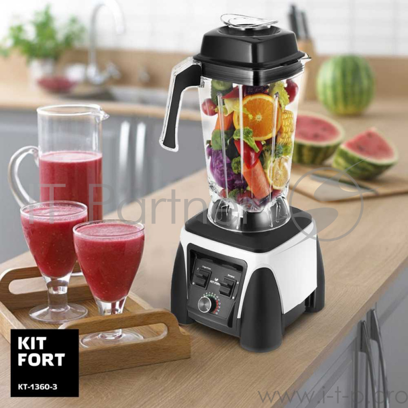 Блендер стационарный Kitfort KT-1360-3 2200Вт белый