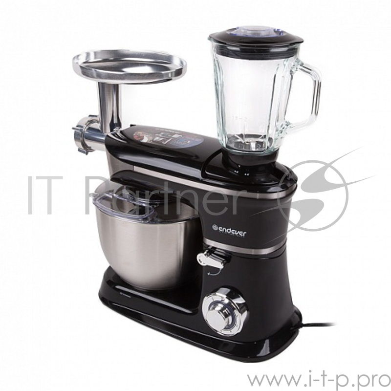 Кухонный процессор Endever Sigma 50, черный/стальной