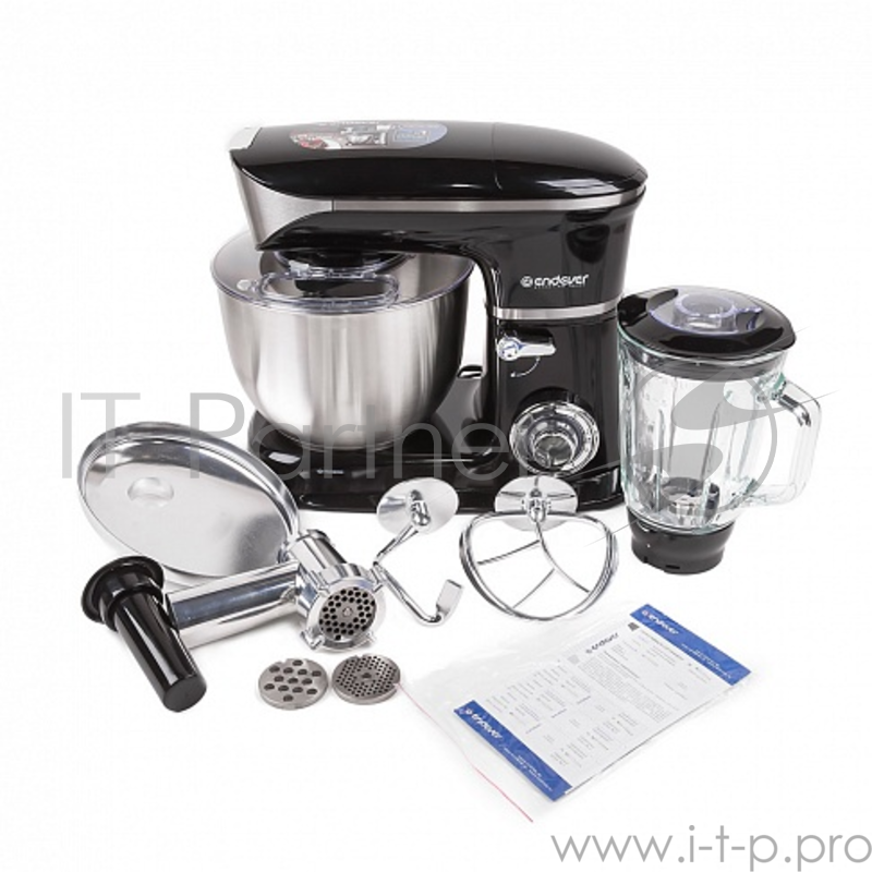 Кухонный процессор Endever Sigma 50, черный/стальной