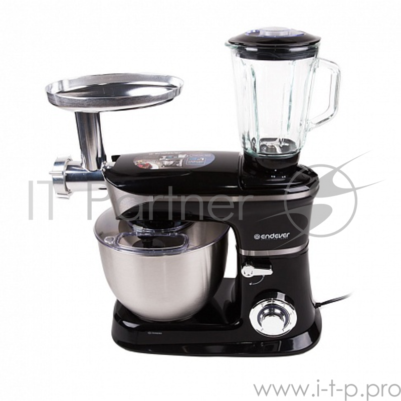 Кухонный процессор Endever Sigma 50, черный/стальной
