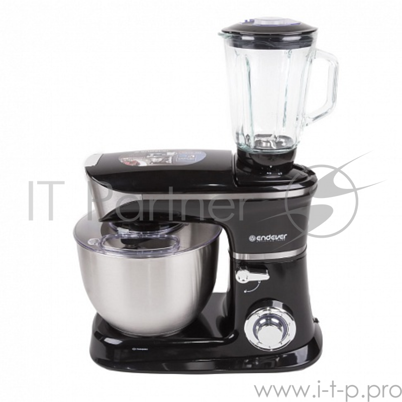 Кухонный процессор Endever Sigma 50, черный/стальной