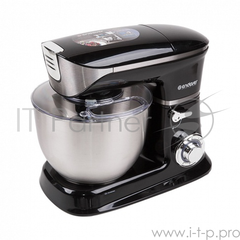 Кухонный процессор Endever Sigma 50, черный/стальной