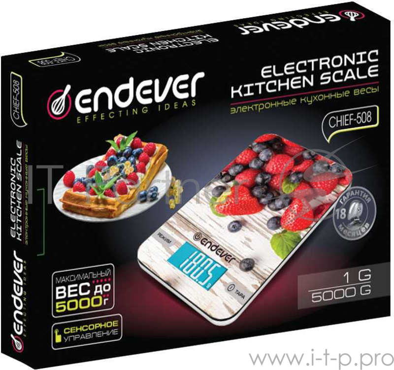 Весы кухонные Endever Chief-508