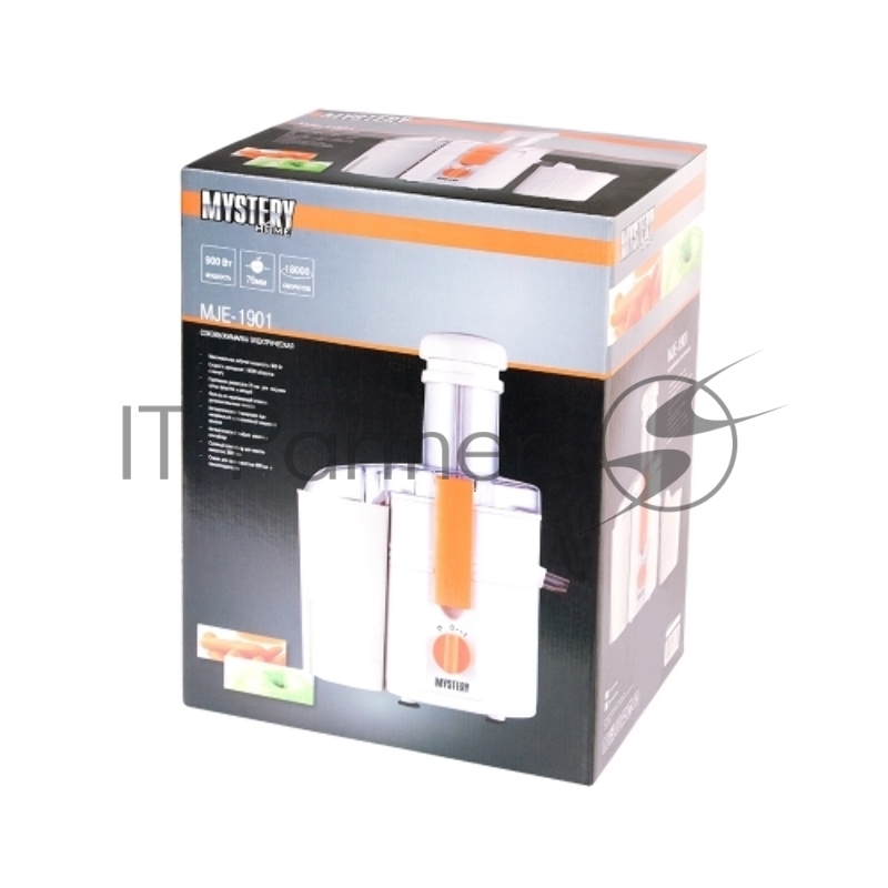 Соковыжималка центробежная Mystery MJE-1901 900Вт белый