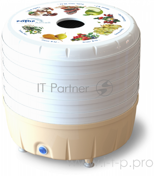 Сушка для фруктов и овощей Ротор Алтай СШ-022 5под. 350Вт белый