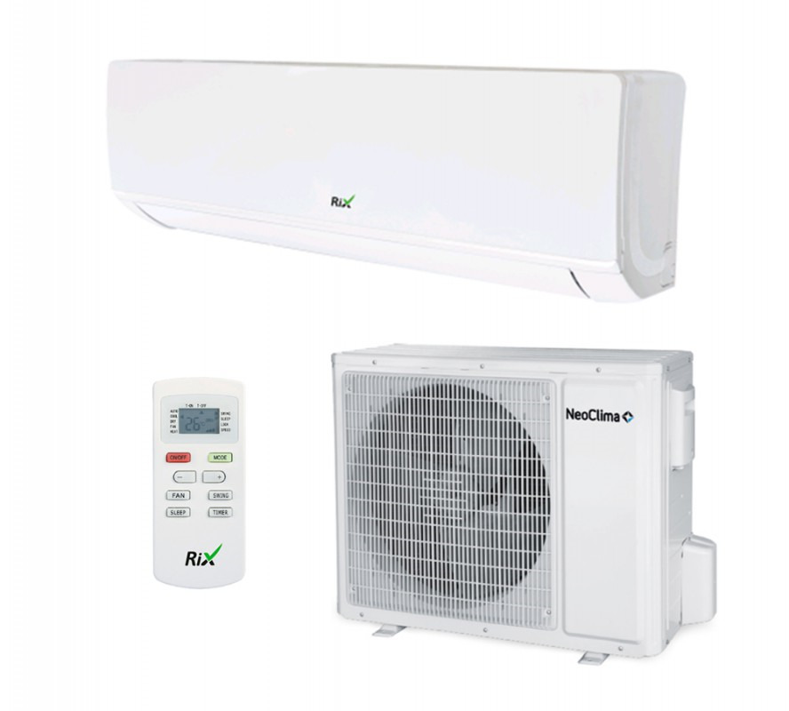 Кондиционер RIX I/O-W07PG Сплит-система настенного типа серии Life (Moon-дисплей, режим TURBO, таймер, авторестарт)