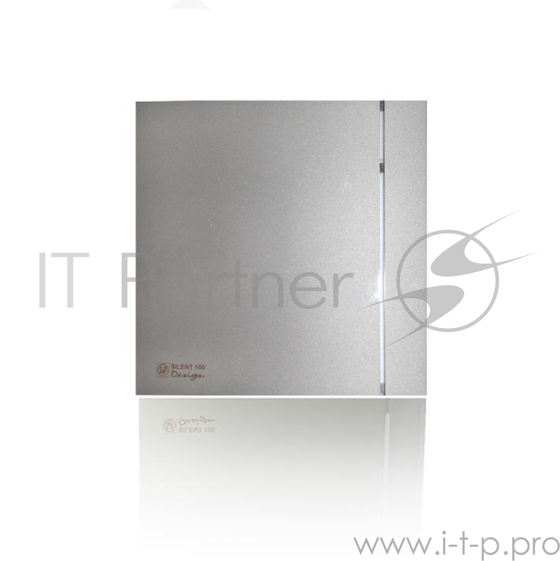 Вентилятор вытяжной SOLER&PALAU Silent-100 CRZ Silver Design 95 м3/ч. Установочный д 98.9мм