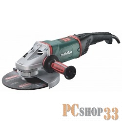 Шлифовальная машина Metabo WE 26-230 MVT Quick Угловая шлифовальная машина 606475000 { 2600вт, 230мм, защита,авибр,пов.рукоятка, 6600 об/мин, кейс, вес 6.3 кг }
