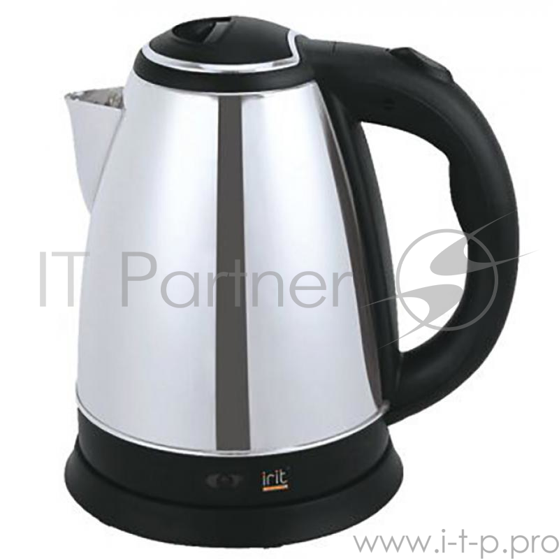 Чайник IRIT IR-1320 нержавейка(Мощность 1500 Вт. Объем 1,8 л. Дисковый нагревательный элемент. Световой индикатор работы, корпус из нержавеющей стали, автоотключение при вскипании и защита от работы без воды.)