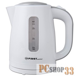 Чайник FIRST FA-5426-4 White, пластиковый, 1.7 л.Мощность 2200 Вт.Белый-Серый