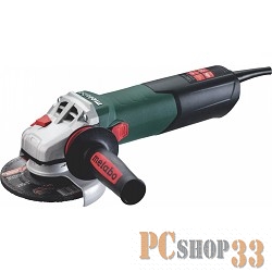 Шлифовальная машина Metabo WEVA 15-125 Quick Угловая шлифовальная машина 600496000 { 1550вт, 125мм, 3.5Нм,эл-ка,автобалан, 11000 об/мин, коробка, вес 2.5 кг }