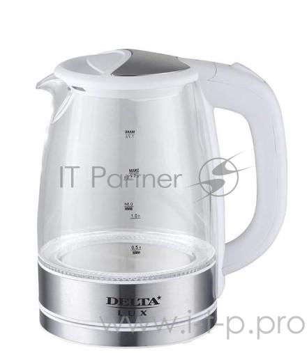 Чайник DELTA LUX DL-1204W белый