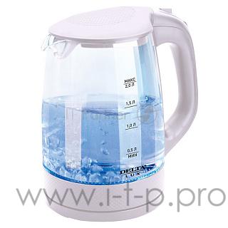 Чайник DELTA LUX DL-1058W белый