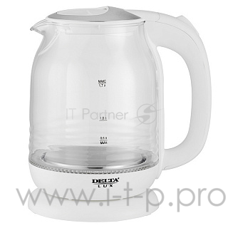 Чайник DELTA LUX DL-1206W белый