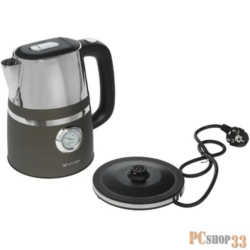 Чайник электрический Kitfort КТ-670-1 1.7л. 2200Вт графит (корпус: металл)