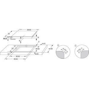 Встраиваемые электрические панели Korting/ Электрическая, 5х58x51 см, Стеклокерамика, ширина 60см, сенсорное управление Touch, 4 зоны нагрева, 2 конфорки с зонами расширения: конфорка с круглой тройной зоной расширения и конфорка с овальной зоной ра