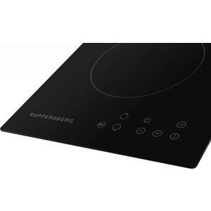 Домино Kuppersberg Электрическая независимая варочная поверхность стеклокерамическая, домино, ширина 30 см, 2 зоны ускоренного нагрева HI-Light, 1 зона с двойным расширением, сенсорное управление, 3 цифровых дисплея, 9 уровней мощности, таймер, автом