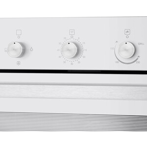 Шкаф духовой газовый MAUNFELD MGOG.673W/ Газ, • Тип: газовый 60см • Тип установки: независимый • Функции: 4 • Объем, л: 67 • Охлаждение: тангенциальное • Таймер: механический таймер с обратным отсчетом