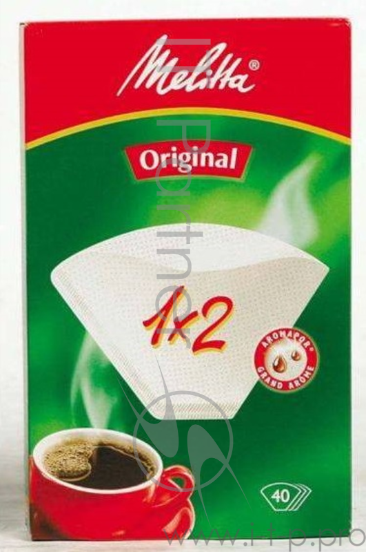 Фильтры для кофе FILTERO №2/40, для кофеварок капельного типа, бумажные, 40 шт