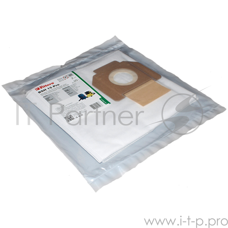 Пылесборники Filtero BSH 15 (5) Pro для BOSCH/DEWALT/FLEX/KARCHER/NILF Совместимость: BOSCH GAS 15, GAS 1200 L, GAS 20 L SFC DEWALT D 27900 FLEX VC 21 L HILTI VC 20 U KARCHER T 7/1, T 9/1, T 10/1, T 12/1, T 15/1, T 1