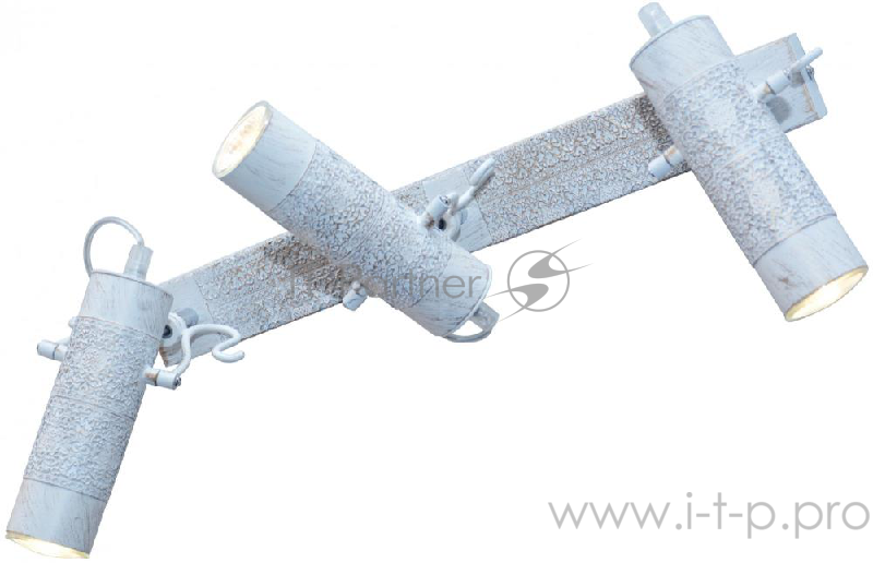 Спот KLEIO GU10X3X50W ANTIQUE WHITE 1283/3A