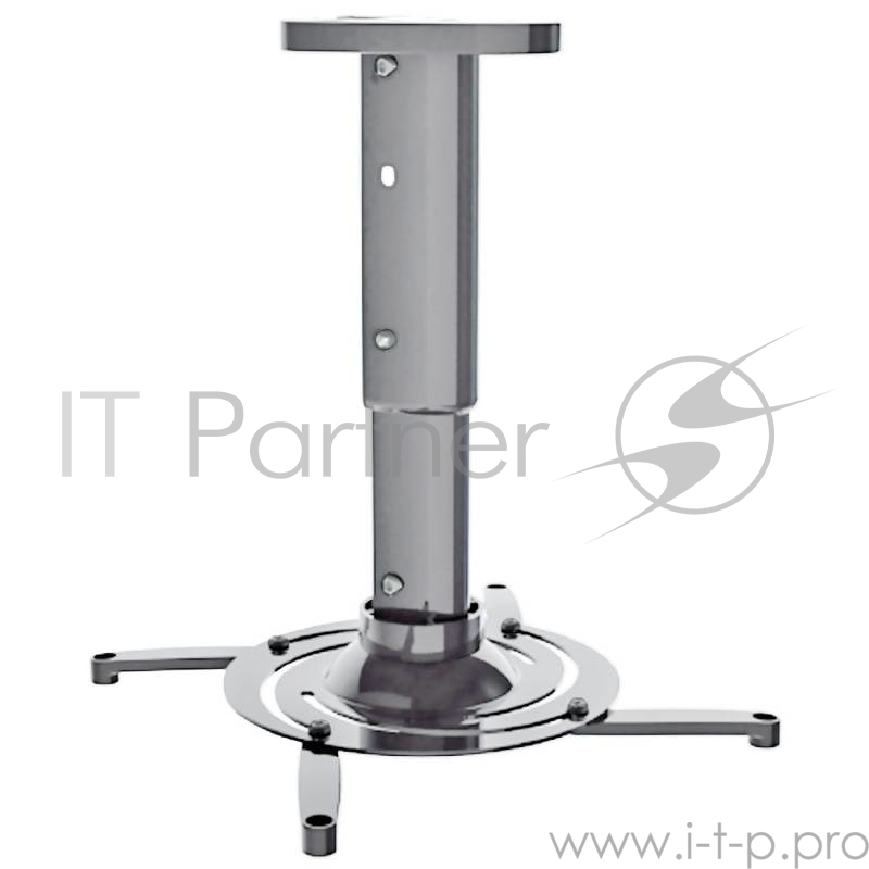 Крепления для проекторов Cactus CS-VM-PR05M-AL серебристый Кронштейн для проектора макс.10кг настенный и потолочный поворот