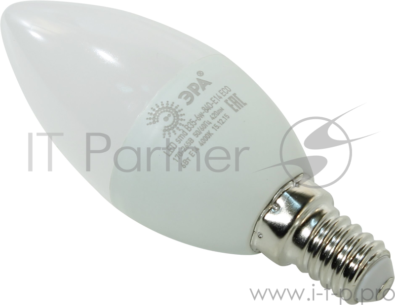 Лампа светодиодная ЭРА F-LED smd B35-6w-840-E14 ECO Б0017935