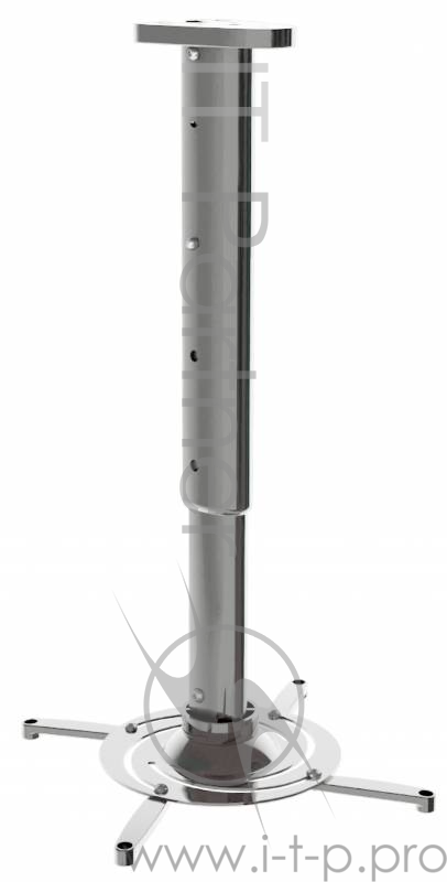 Крепления для проекторов Cactus CS-VM-PR05L-AL серебристый Кронштейн для проектора макс.10кг настенный и потолочный поворот