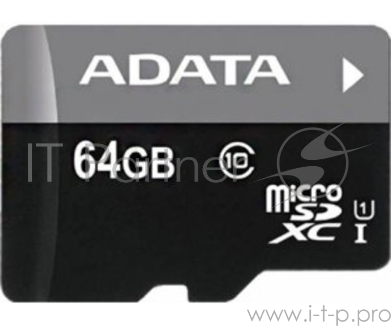 Карта памяти Micro SecureDigital 64Gb A-DATA AUSDX64GUICL10-R