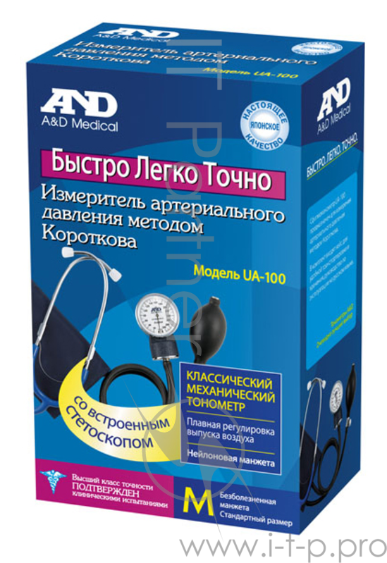 Тонометр механический A&D UA-100