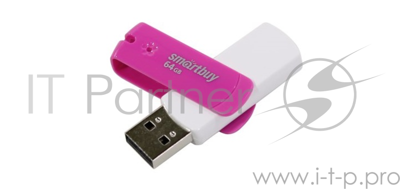Внешний накопитель 64Gb USB Drive <USB2.0> SmartBuy Diamond Pink (SB64GBDP)