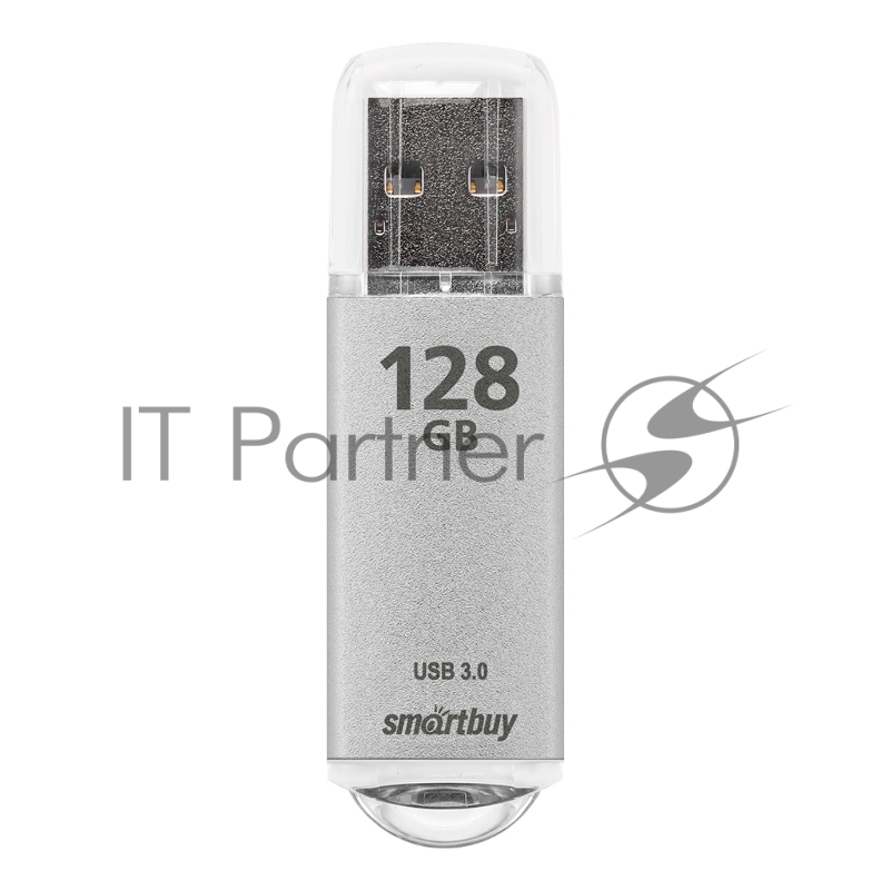 Внешний накопитель 128Gb USB Drive <USB3.0> Smartbuy V-Cut Silver (SB128GBVC-S3)