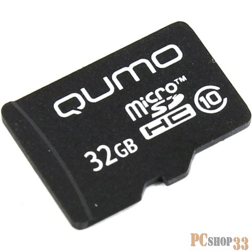 Карта памяти Micro SecureDigital 32Gb QUMO QM32GMICSDHC10NA {MicroSDHC Class 10}
