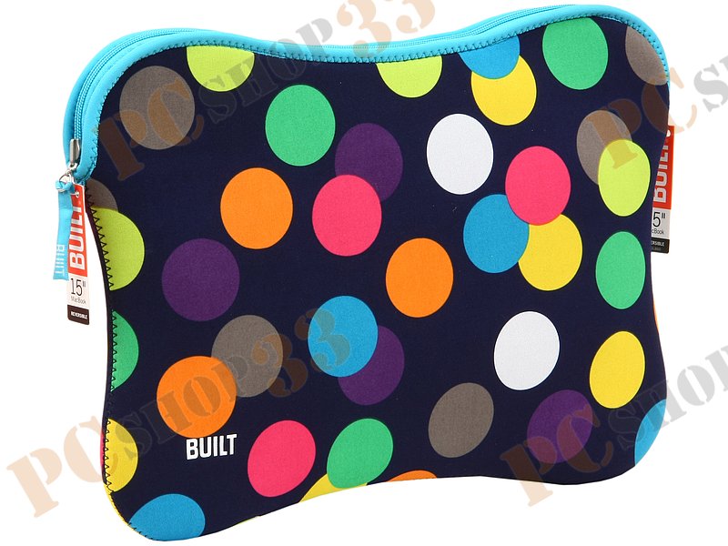 Чехол BUILT Reversible Sleeve E-AR15-SDT для ноутбука 15, Scatter Dot