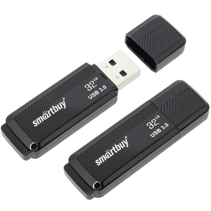 Внешний накопитель 32Gb USB Drive <USB3.0> Smartbuy Dock Black (SB32GBDK-K3)