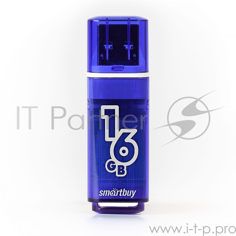Флеш-память USB 3.0 Flash Drive 16GB Smartbuy Glossy series Dark Blue (SB16GBGS-DB)