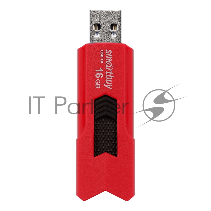 Внешний накопитель 16Gb USB Drive <USB3.0> Smartbuy STREAM Red (SB16GBST-R3)