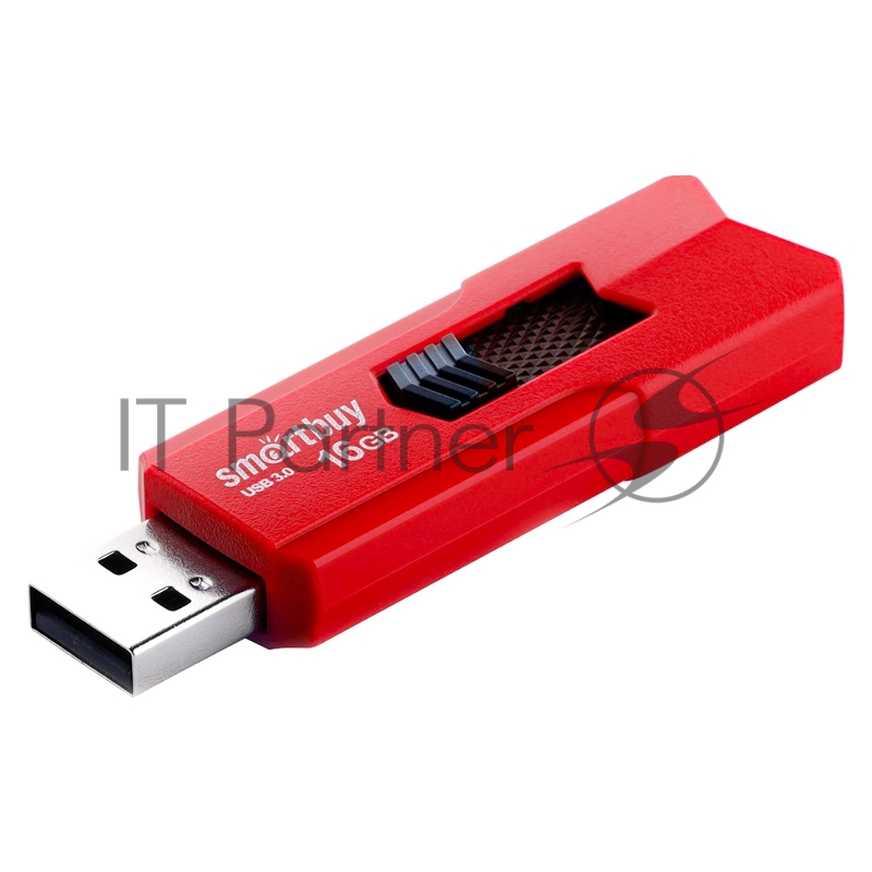 Внешний накопитель 16Gb USB Drive <USB3.0> Smartbuy STREAM Red (SB16GBST-R3)