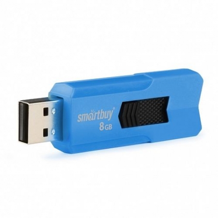Внешний накопитель 8Gb USB Drive <USB2.0> Smartbuy STREAM Blue (SB8GBST-B)