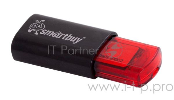Внешний накопитель 8Gb USB Drive <USB2.0> Smartbuy Click Black (SB8GBCl-K)