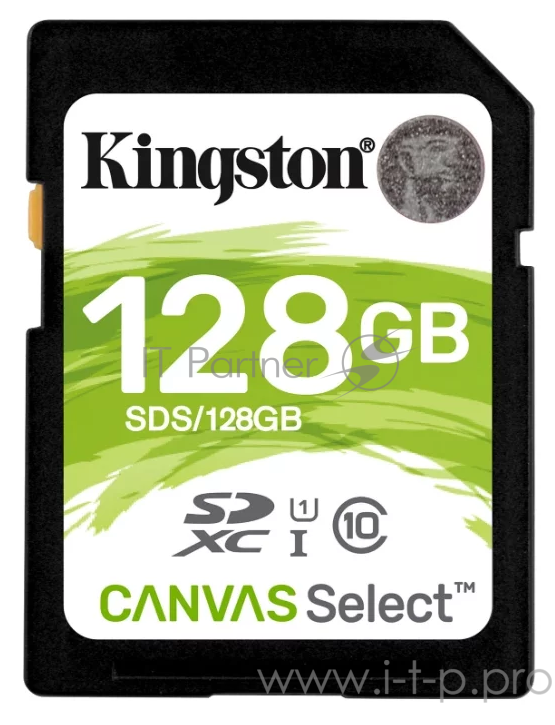 Карта памяти SecureDigital 128Gb Kingston SDS/128GB {SDXC Class 10, UHS-I}